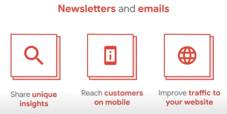 Newsletter y emails