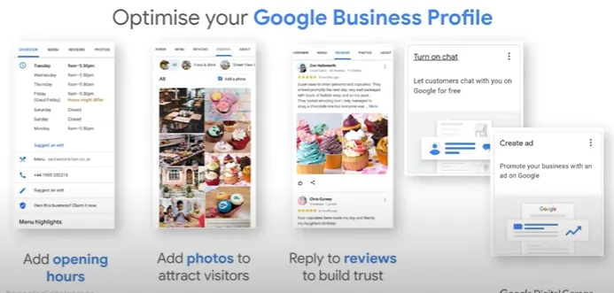 Optimzar tu Google Business Profile